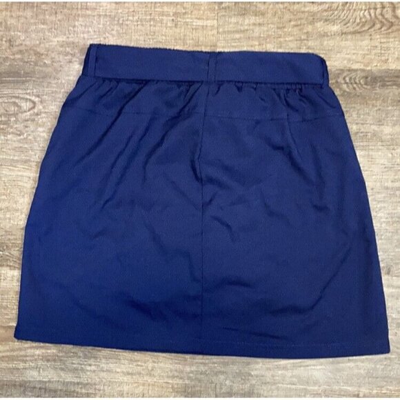 Saint John’s Bay Women’s Golf Casual Athletic Belted Skort American Navy Size SM - Picture 2 of 5